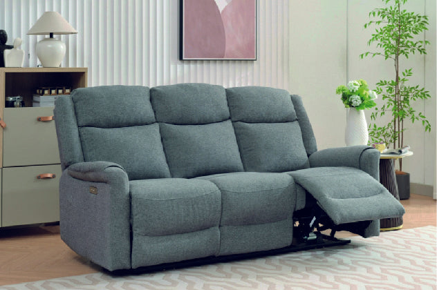 Lexus - 3 Seater Power Recliner Sofa