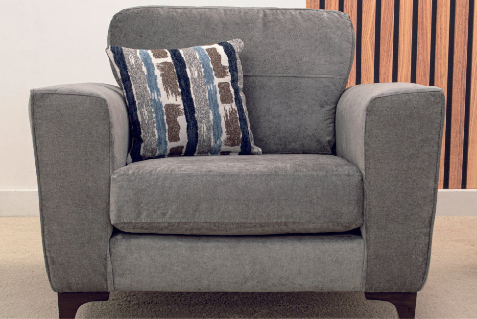 Orion Right Arm Chair - Grey