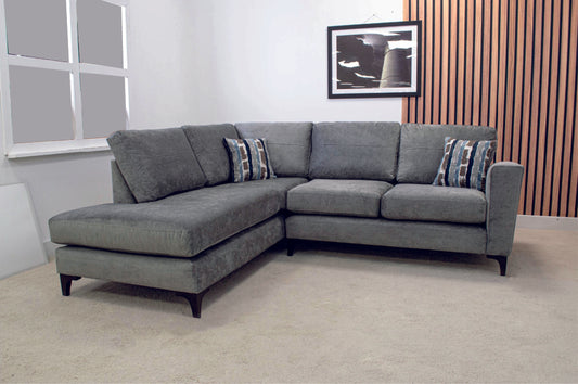 Orion Left Hand Chaise Corner - Grey