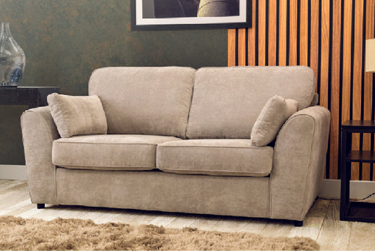Roma - Fabric 3 Seater Sofa - Beige
