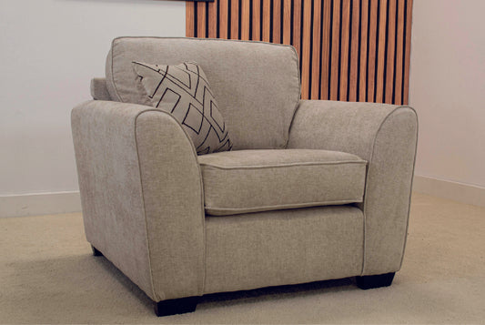 Roma - Fabric Armchair - Beige