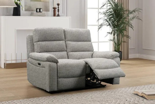 Westpoint 2 Seater Power Recliner In Grey